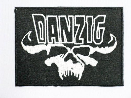 9.8cm x 7.3cm DANZIG Mother Band t Shirts Logo Embroidered Iron On Patches