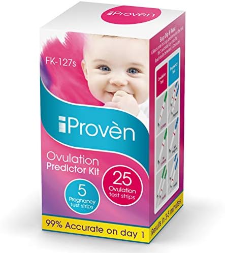 Best Ovulation Predictor Kit Iproven Opk Fk 127s Fertility Test For Trying To Conceive Couples 25 Ovulation And 5 Pregnancy Test Strips Ovulation Kits For Women Buy Online