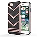 MoKo Case for iPhone 7 - Anti-Slip Slim Cover Shock Absorbing Protective Shell Flexible Rubber Bumper Case for Apple iPhone 7 (2016), Rose GOLD
