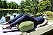 YogaDirect Supportive Rectangular Cotton Yoga Bolster, Sage