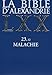 La Bible d'Alexandrie : Malachie 23.12 by