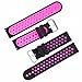 For Apple Watch Bands ,Copbis Silicone Replacement Straps and Sport Watch Wristband in two colors for Iwatch Bands (Rose+Black, 38mm)