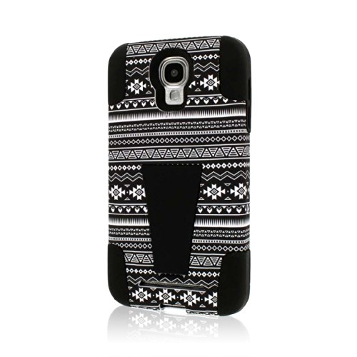 Samsung ATIV SE Case, MPERO IMPACT X Series Dual Layered Tough Durable Shock Absorbing Silicone Polycarbonate Hybrid Kickstand Case for ATIV SE [Perfect Fit & Precise Port Cut Outs] - Black Aztec