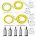 HIFROM 0057003 0057004 Primer Bulb with 4 Different Size Fuel Line Hose and Fuel Filters for Poulan Craftman Homelite Chainsaw String Trimmer Blower