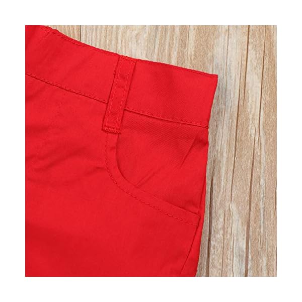 Christmas Outfits Toddler Kids Baby Boy Girl T-Shirt Tops Short Pants Clothes Set Costumes - Image 6