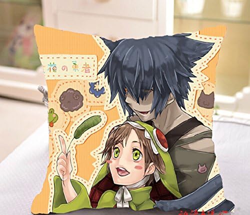 Pillow Case Cushion Cover For Anime Rokka no Yuusha Chamot & Hans F05-40B