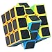 AMTopShow Super-durable, Ultra-Smooth Magic Cube/Carbon Fiber Cube with Stickers/ 3x3x3 Speed Cube Carbon Fiber in Black Stickers