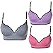 Encounter Women's Wire Free Push Up Cool Comfort Run Sports Bra