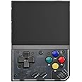 MM+ Handheld Game Console with Built-in Games OnionOS Retro Gaming System 3.5-Inch (Transparent Black 128G)