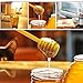 30 pcs 3 Inch Wood Honey Dipper Sticks Server for Honey Jar Dispense Drizzle Honey, Wedding Party Favors … (set of 32)