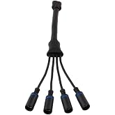 Goal Zero 98060 4 x 8 mm Interface High Power Port Black Cable and Adapter | Combines Up to 4 Boulder Solar Panels into One HPP Connector, for Larger Yeti Power Stations with HPP Input