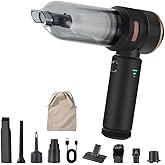 Carsories Handheld Car Vacuum 18000PA, 4-in-1 Mini Vacuum Cleaner Portable Cordless, Air Blower, High Power Air Duster with Brushless Motor, Suitable for Car, Home, Pet, Office, Camping (Golden)