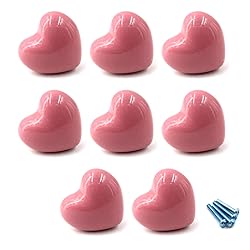 Pink Ceramic Cabinet Handles Drawer Pulls Knobs