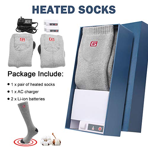 Electric Heated Socks,Rechargeable Battery Operated Unisex Heating Foot