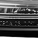 AKKON - For 2000-2006 Suburban Tahoe Yukon XL Denali Liftgate Model Style G2 Black C-Sty LED Tail Lights Brake Lamps Pair