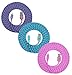 Pack of 3 High Speed Industrial Grade 3M / 10FT Nylon Braided Lightning Cable 8-Pin Sync Charge Cord for iPhone 7, 7 Plus, iPhone 6S, 6 (Blue Purple Pink)