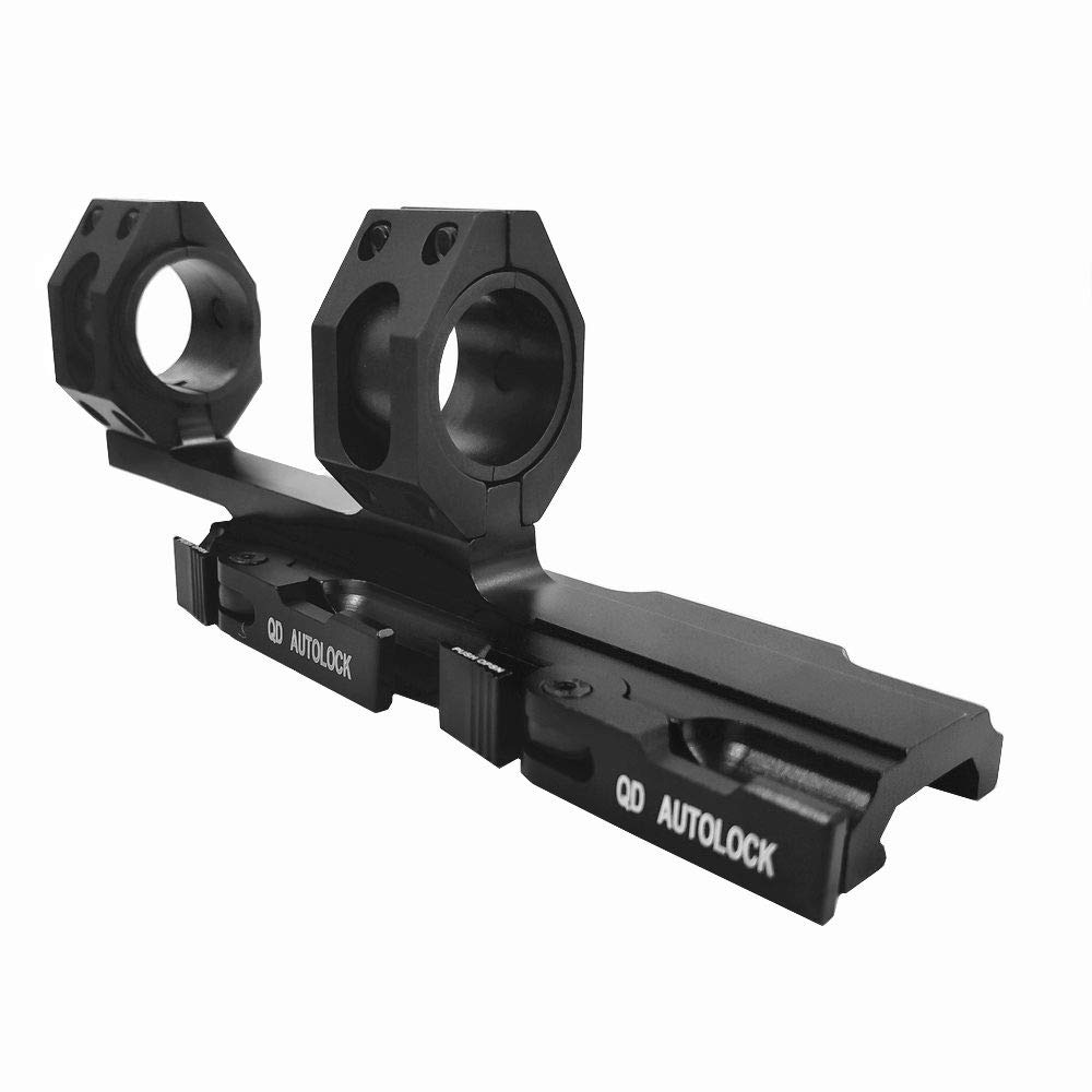 FIRECLUB 20-moa Scope Mount 25mm 30mm with Tactical Lever Qd Auto Lock