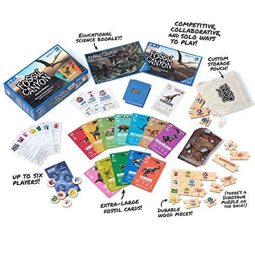 Fossil Canyon Deluxe Edition Dinosaur Paleontology Family Game Play