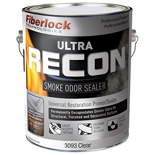 Ultra Recon Smoke Odor Remover & Stain Blocker – 1 Gallon with Odor Lock Plus Technology - Eliminates Cigarette Odor and Blocks Tough Staining by Fiberlock - Thumbnail 2