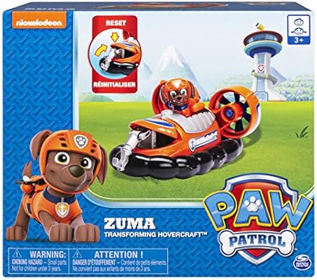 paw patrol zuma transforming hovercraft
