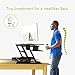Standing Desk, Stand up Adjustable Desk Riser Converter for Desktop Laptop Dual Monitor