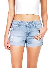 Feel Show pantalones cortos de tela elástica sexy para dama