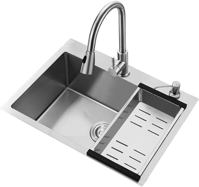 Fregadero de Cocina, Cocina Grifo del Fregadero De Acero Inoxidable