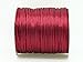 Burgundy 1mm Bugtail Satin Cord Shamballa Macrame Beading Nylon Kumihimo String (210ft Spool)