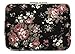 kayond Water-Resistant Canvas 11.6 Inch Laptop Sleeve-Black C Rose
