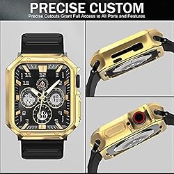 Swhatty Band Case Compatible with Apple Watch 45m