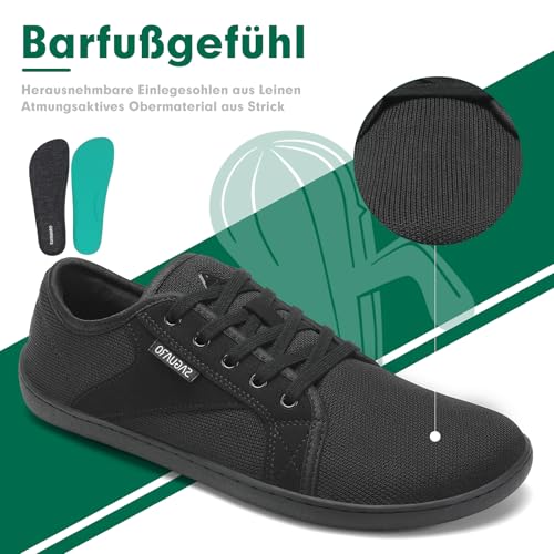 SAGUARO Unisex Knit Barefoot Shoes with Wide Toe Box and Zero-Drop Solhe, Luck Ⅰ, Size 3-13
