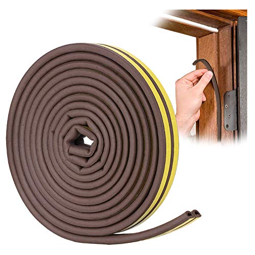 Buy YOUSHARES Door Weather Stripping Self Adhesive Foam Seal Strip