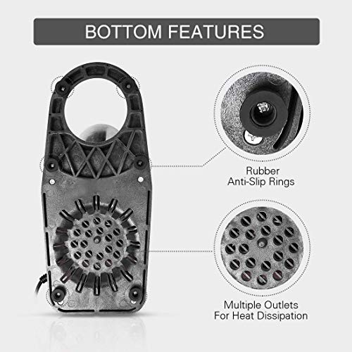 Electric Ice Crusher Shaver Snow Cone Maker Machine Silver 143lbs/hr for Home and Commerical Use ETL Safety Standard Certified - Thumbnail 5