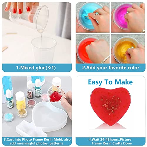 Resin Photo Frame Molds, Large Silicone Picture Frames Resin Molds