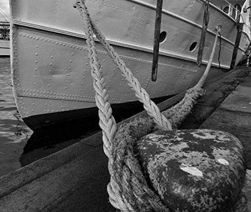 Bang4buck Twisted Braid Anchor Rope, 3/4 inch 200 Feet Polypropylene Dock Lines for Boat/Sailboat Mooring, Docking, Towing- with Thimble and 12592LB Breaking Strain