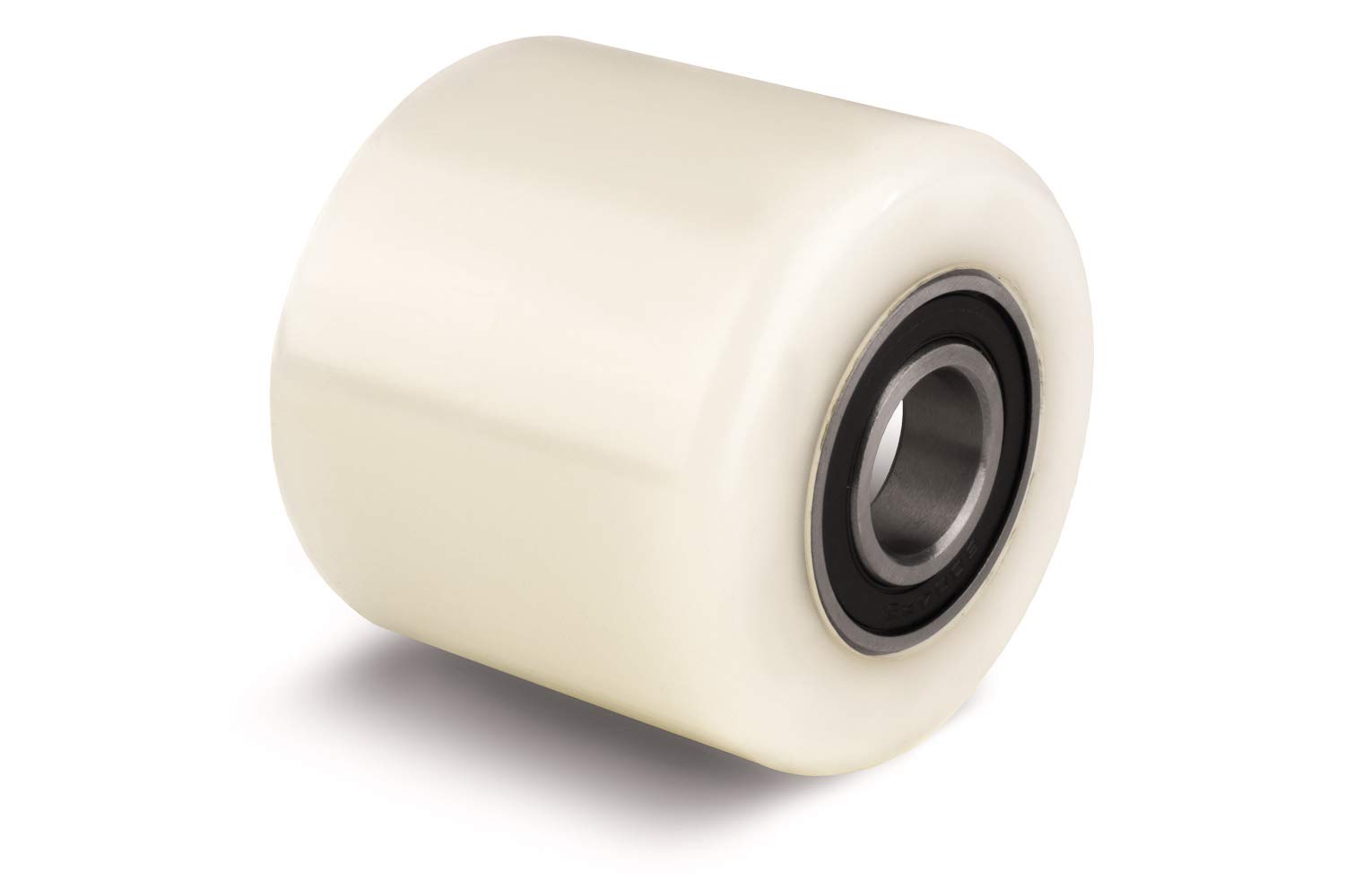 Pallet Truck Roller (Diameter 70mm Width 60mm) Nylon Load Roller/Wheel with Ball Bearings 20mm bore, size 70x60x20mm 450kg