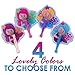 Mermaid Party Supplies: 24 Folding Mermaid Paper Fans - Variety Of Colors & Designs - Perfect For Any Mermaid Birthday Themed Party & Party Favors - Lifetime Replacement - M & M Products Online