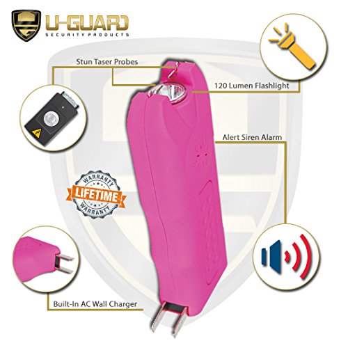 Hand Tazor Personal Safe Alarm Mini Pepper Spray Stun Gun Flashlight