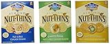 Blue Diamond Wheat & Gluten Free Nut & Rice Crackers 3 Flavor Variety Bundle: (1) Blue Diamond Original Almond Nut-Thins Cracker Snacks, (1) Blue Diamond Country Ranch Almond Nut-Thins Cracker Snacks, and (1) Blue Diamond Pepper Jack Cheese Almond Nut-Thins Cracker Snacks, 4.25 Oz. Ea. (3 Boxes Total)