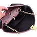 HDE Women's Envelope Clutch Purse Handbag (Black)