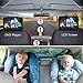 WONNIE 10.5'' Dual Screen DVD Player Portable Car Headrest Video Players, Great Gifts for Kids（Black）