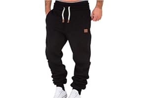 APIVOE Joggers Pants Man Elastic High Waisted Drawstring Cargo Pants Casual Work Sweatpants Sport Jogger Trousers with Pocket