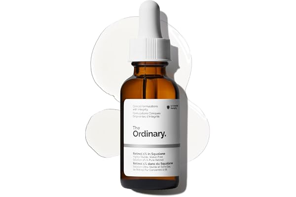 The Ordinary Retinol 1% in Squalane, High-Strength Retinol Serum for Anti-Aging and Skin Smoothing, 30 ml