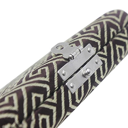 JYFY Oboe Reeds Case Silk Satins Wood Oboe Reed Box Reed Case for 6pcs Oboe Reeds (Coffee) - Thumbnail 6