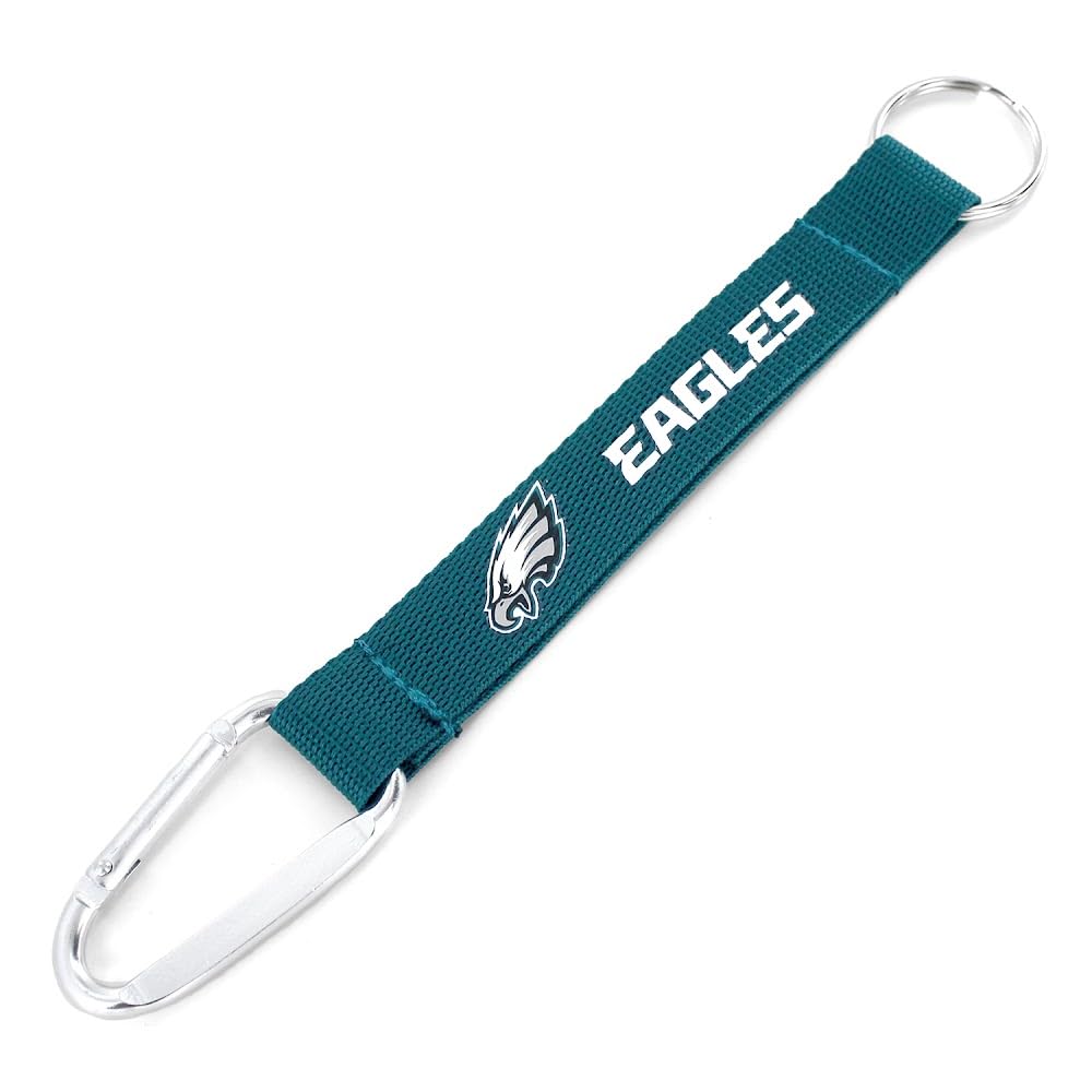 NFL Philadelphia Eagles Carabiner Lanyard Keychain — image 1