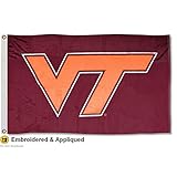 Virginia Tech Hokies Nylon Embroidered Flag