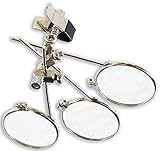 ToolUSA Triple Spectacle Clip On Loupes, 1" Lenses With 3x, 6x, And 9x Power, Attach To Your Glasses: MG-17281