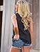 OVERMAL Women Summer Vest Top Sleeveless Blouse Casual Tank Tops Shirt Lace (XL, Black)