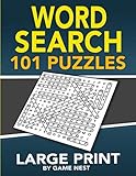 Word Search 101 Puzzles Large Print: Fun & Challenging Puzzle Games for Adults and Kids (8.5