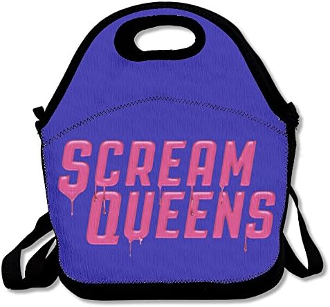 Black Scream Queens Unisex Lunch Bags For Woman Man Kid
